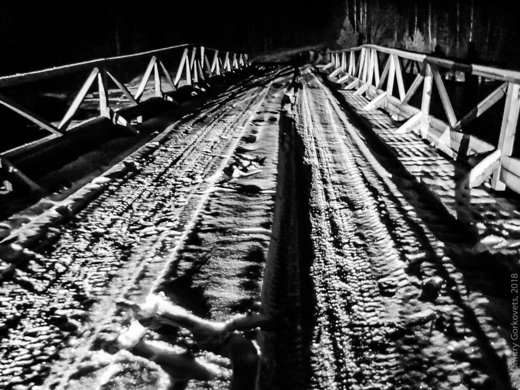 #photobydmitrygorkovets #blackandwhite #bridge #karelia #russia #winter, Горковец Дмитрий