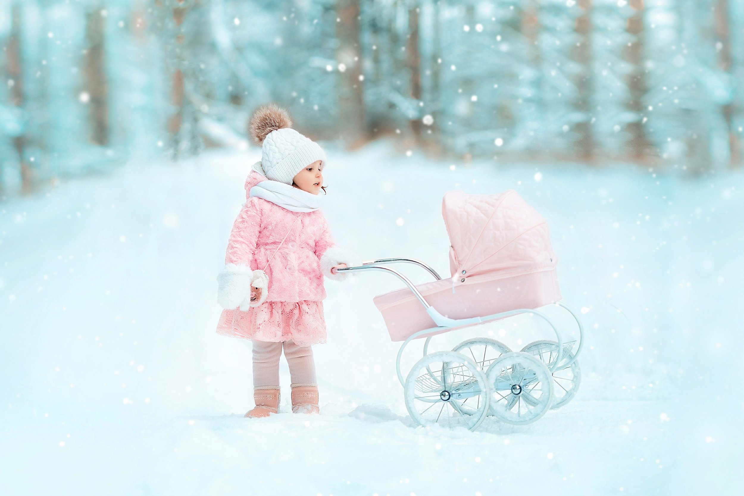 #winter #snow #little #girl #photoatr #photowalk #forest #зима #сказка #девочка, Наталья Карась