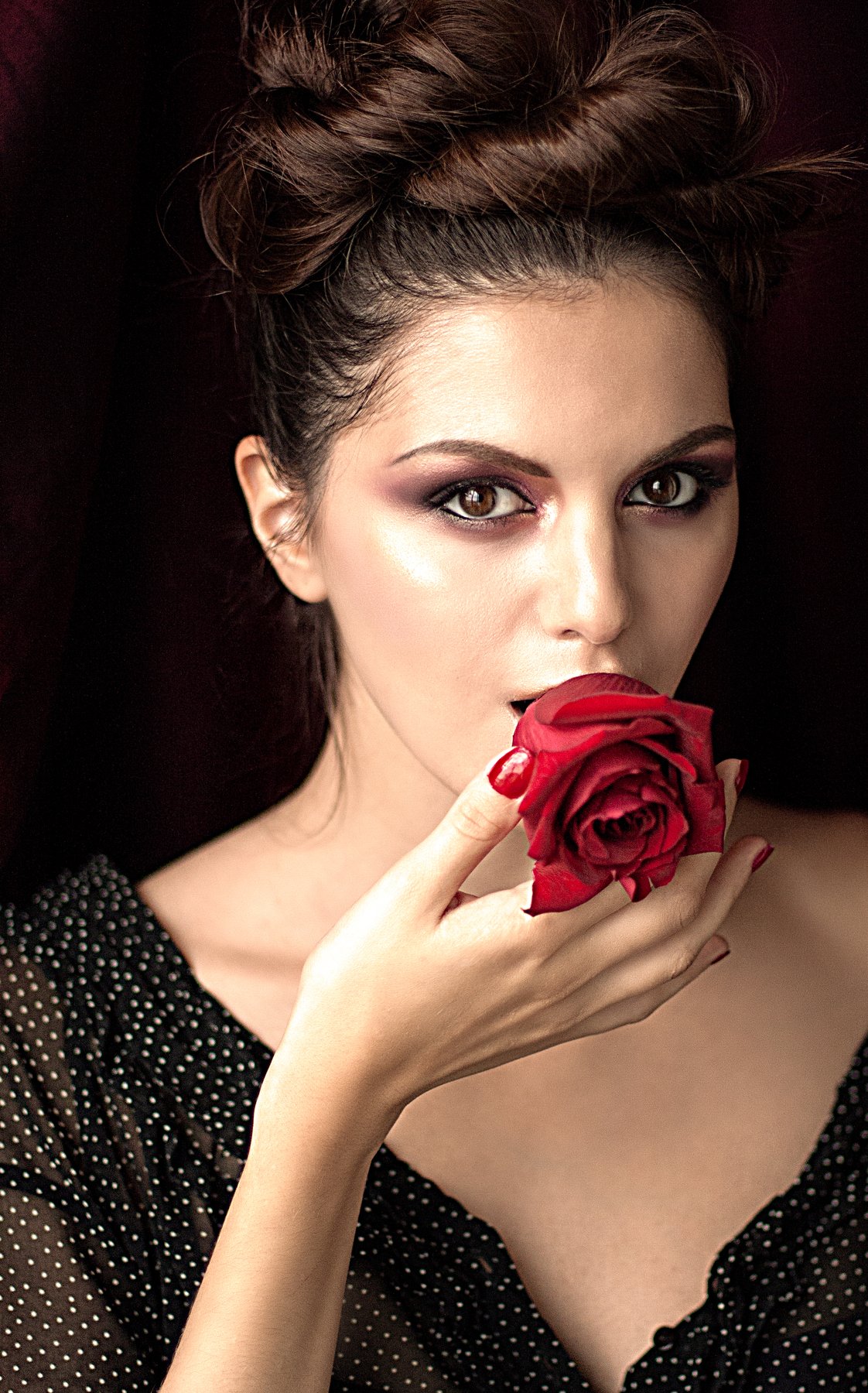 роза, девушка, глаза, , Валерия Малиновска