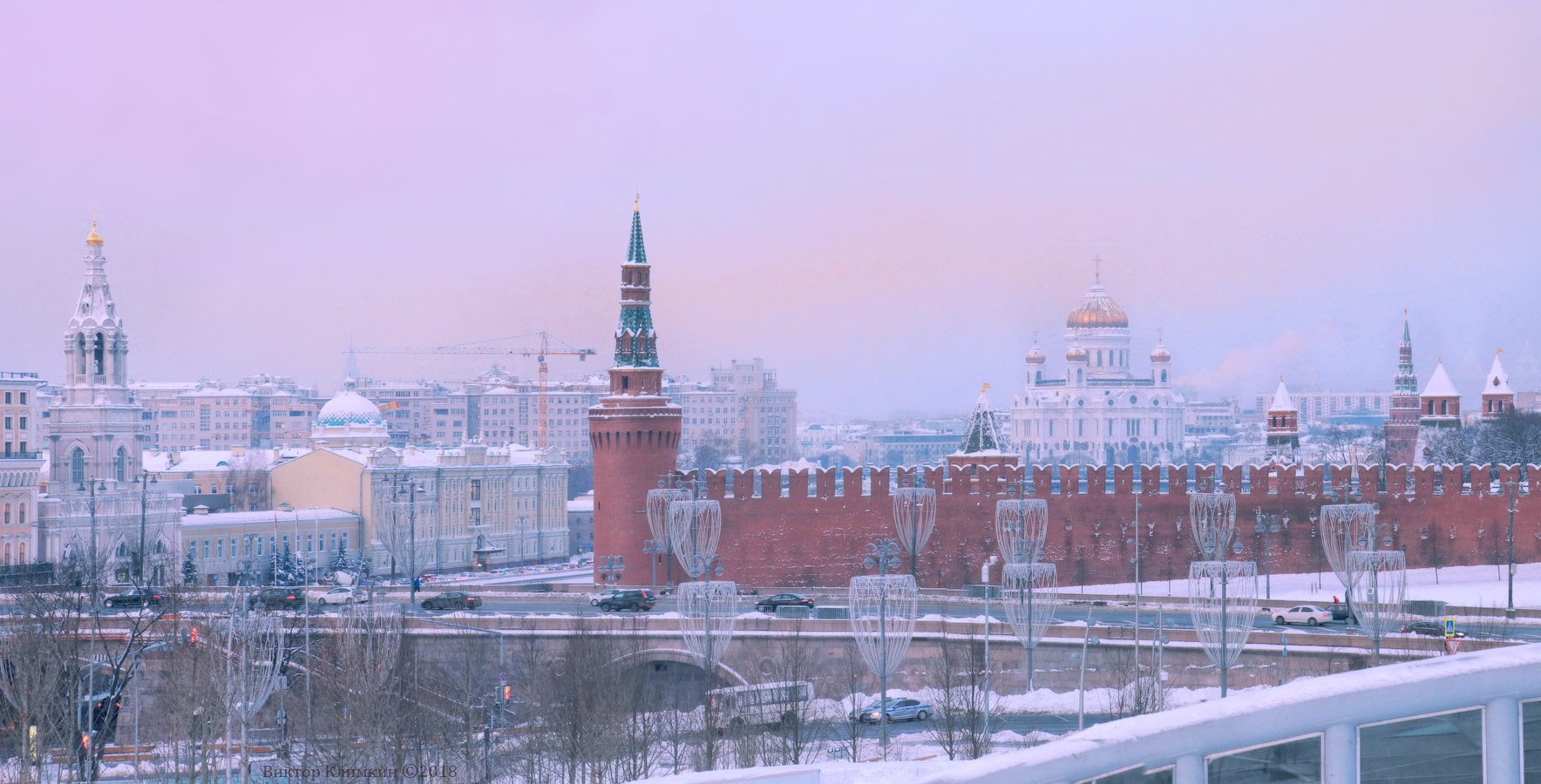москва, кремль, утро, рассвет, храм, Виктор Климкин