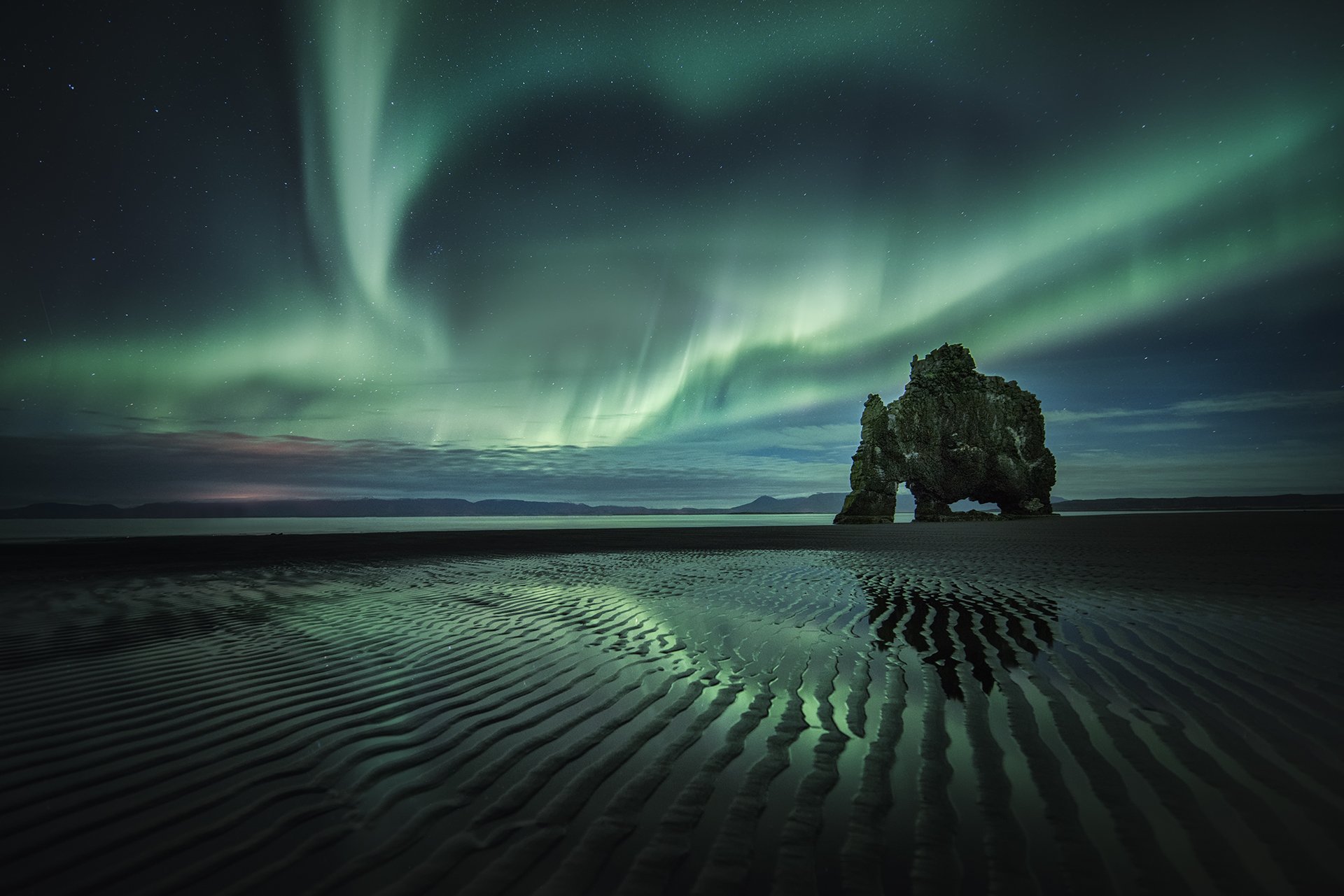 iceland, landscape, nightscape, пейзаж, nature, природа, travel, aurora, Genadi Dochev