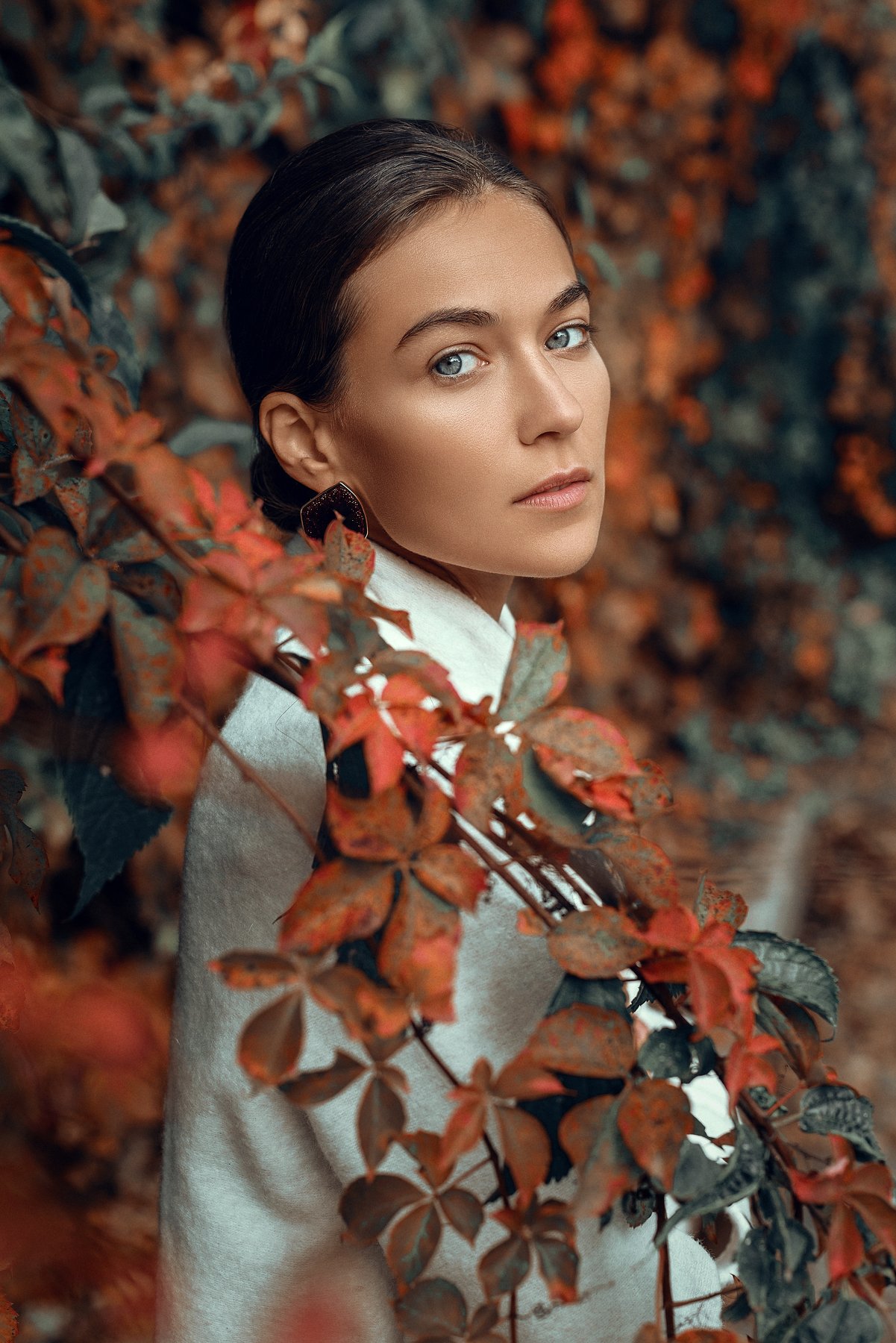portrait, colour, eyes, street, girl, woman, cinema, Павел Соколов