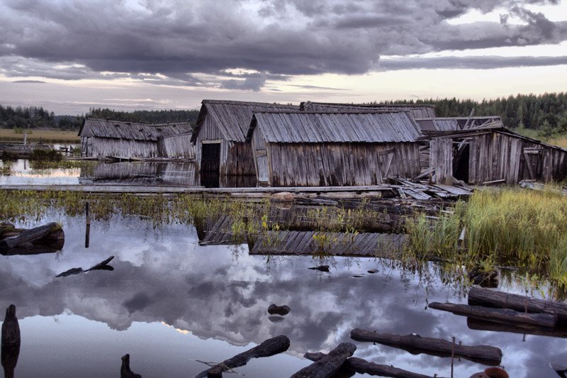 карелия, вода, река, вечер, Photo-classic