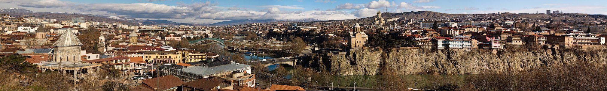 грузия, тбилиси, панорама, Артем Верхогляд