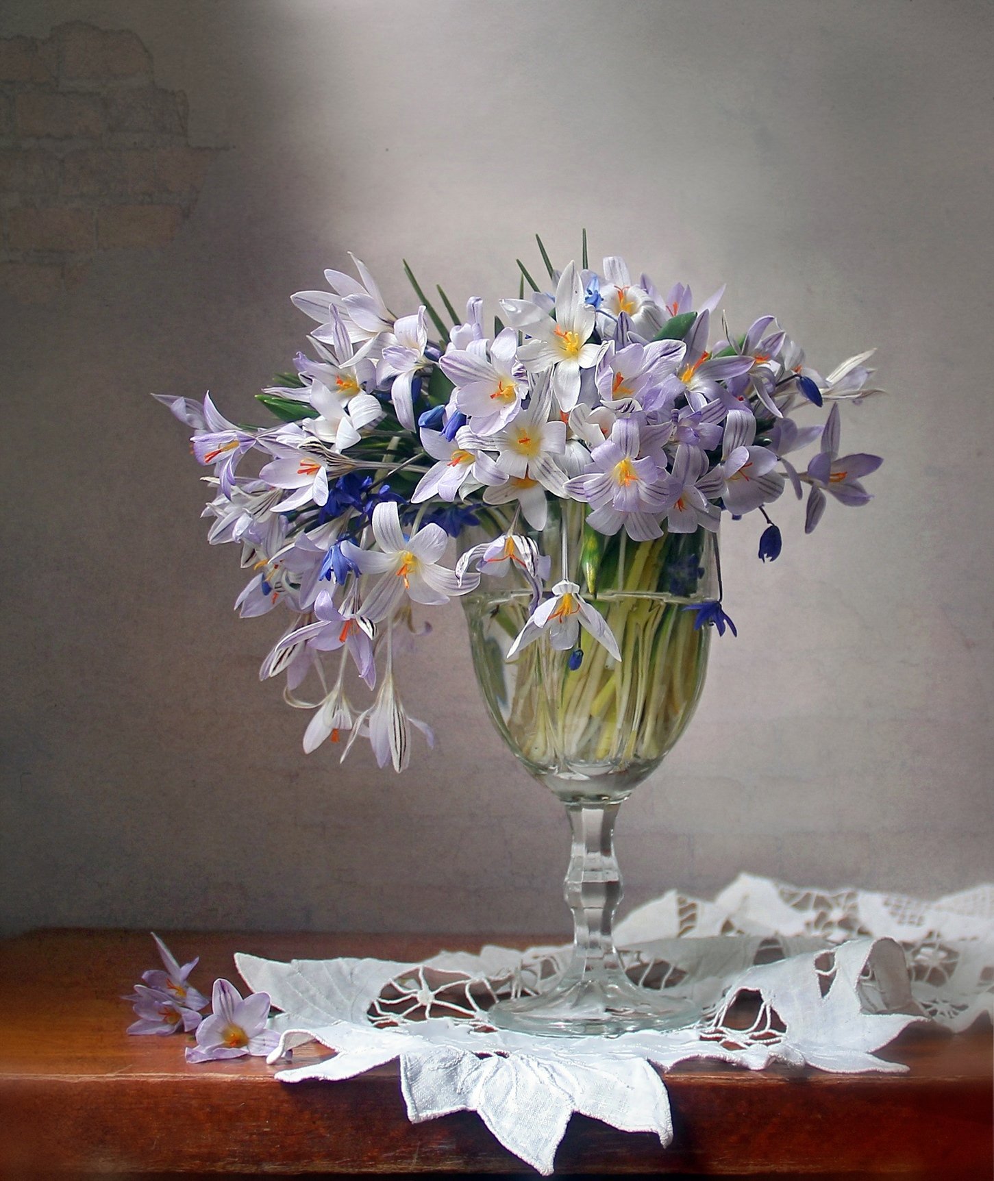 весна, цветы, первоцветы, натюрморт, марина филатова, крокусы, Марина Филатова