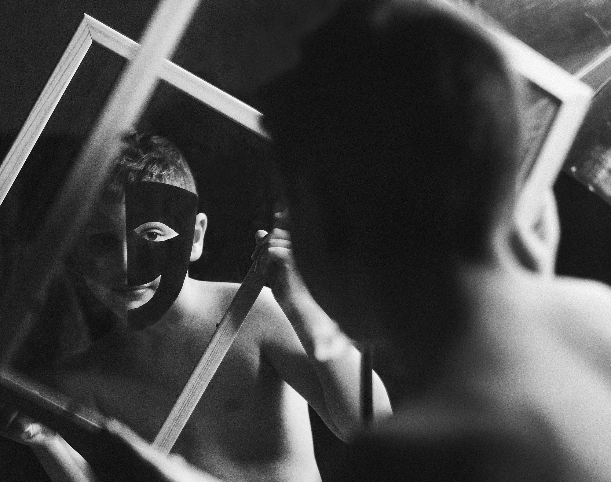 портрет ребенок черно-белая фотография, Сергеева Марина