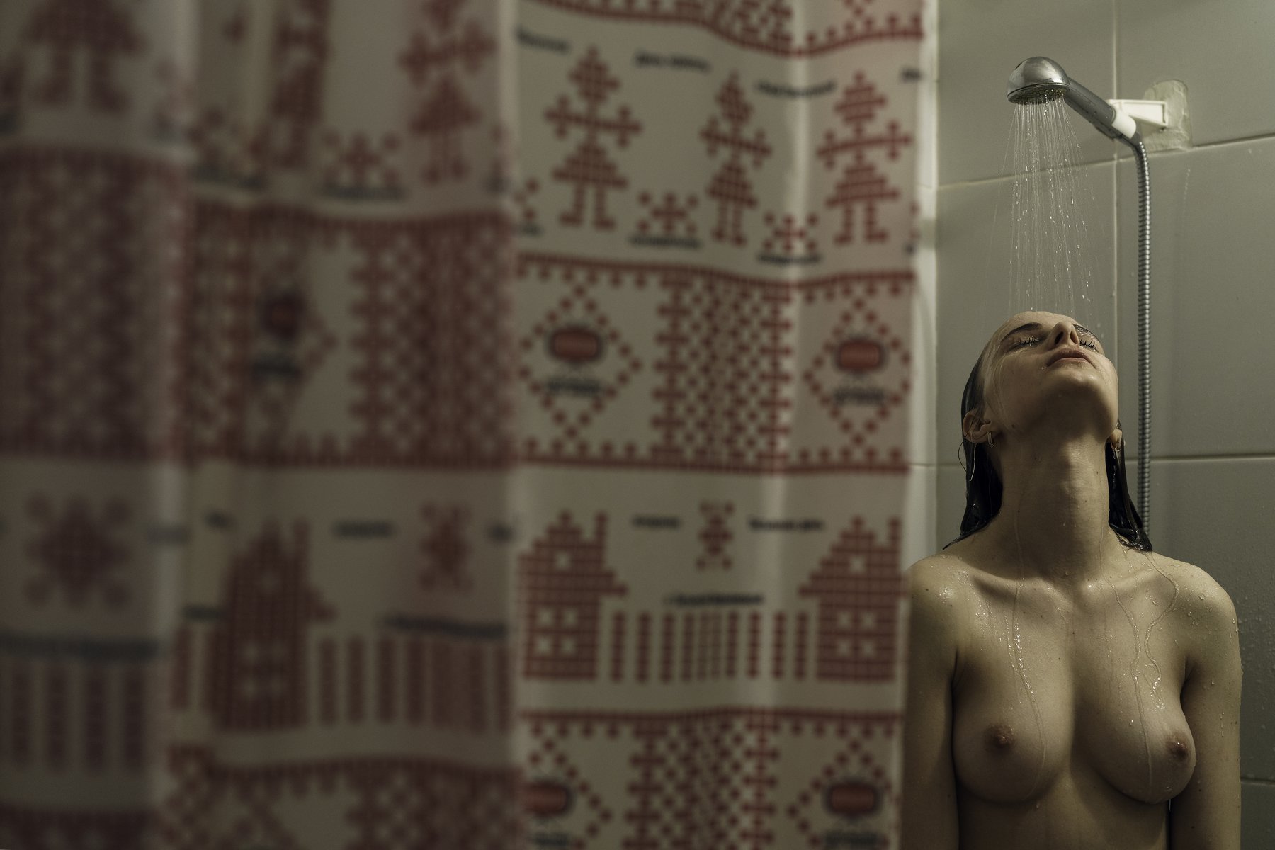 girl, nude, shower, naked, moscow, butovo, alone, at home, Роман Филиппов