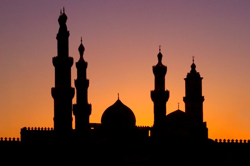 каир, закат, вечер, мечеть, Георгий Грушин (Photo-classic)