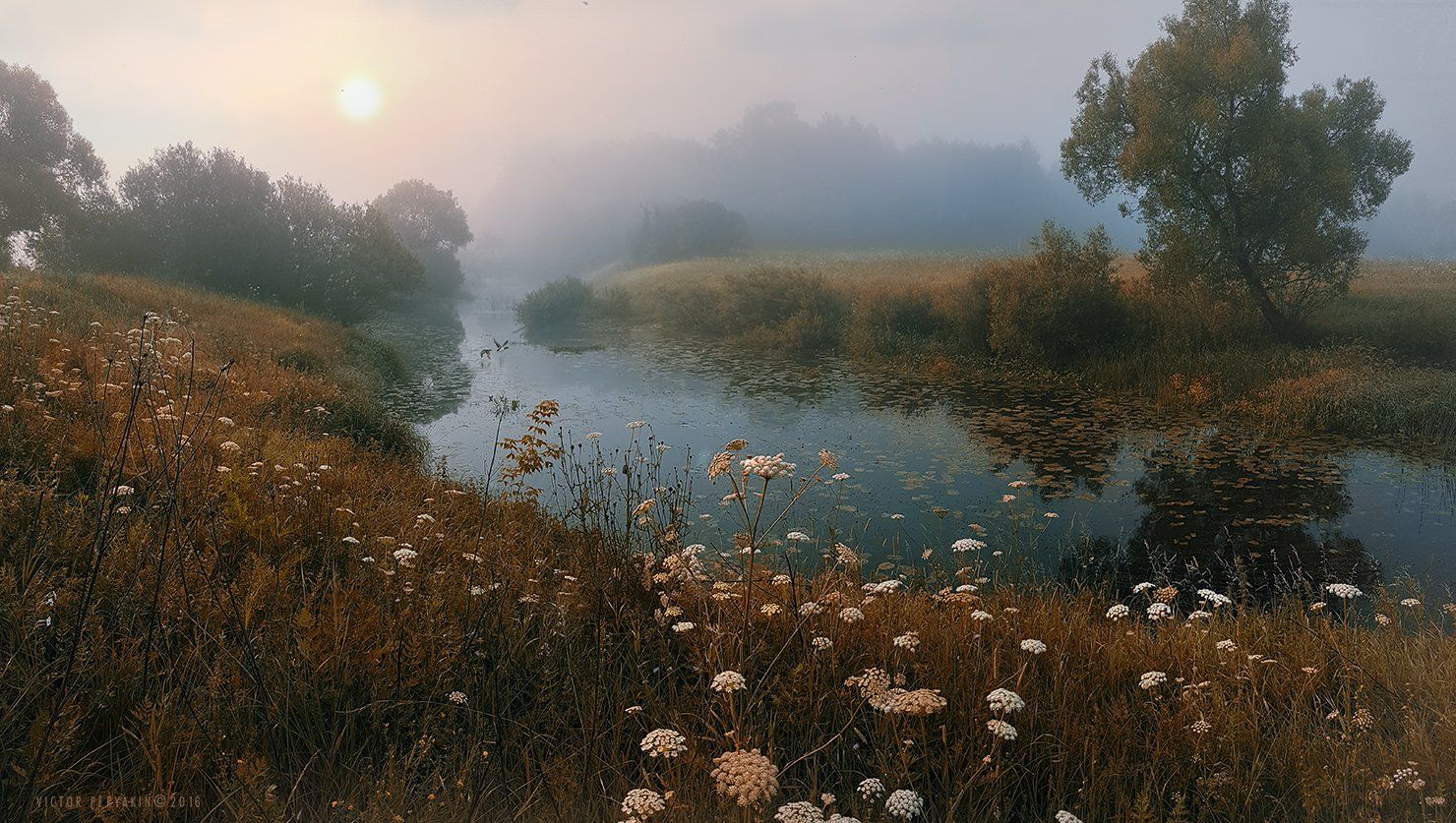 Бежит река в тумане тая слушать. Туманное озеро Шишкин. Шишкин озеро утро. Шишкина “туманное утро”.