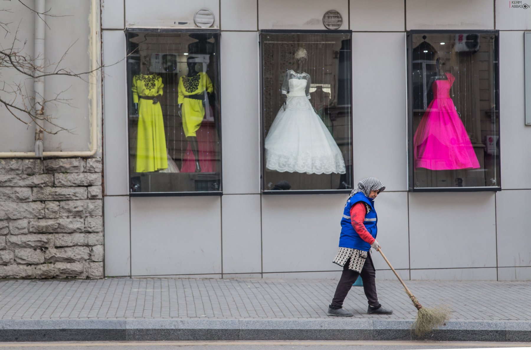 baku azerbaijan street, Керим Аббасов