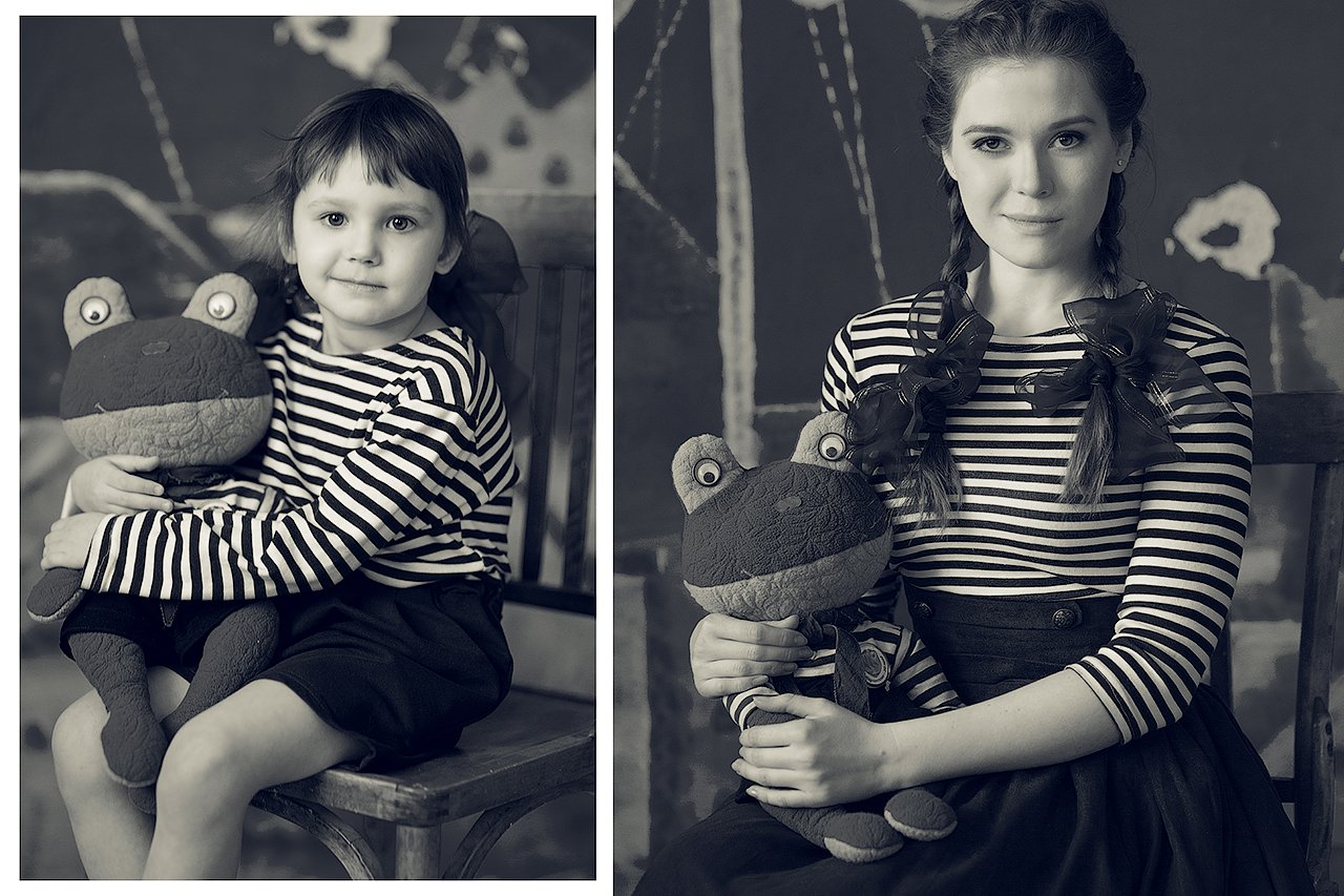детство, девушка, взросление, старая фотография, Дарья Комарова