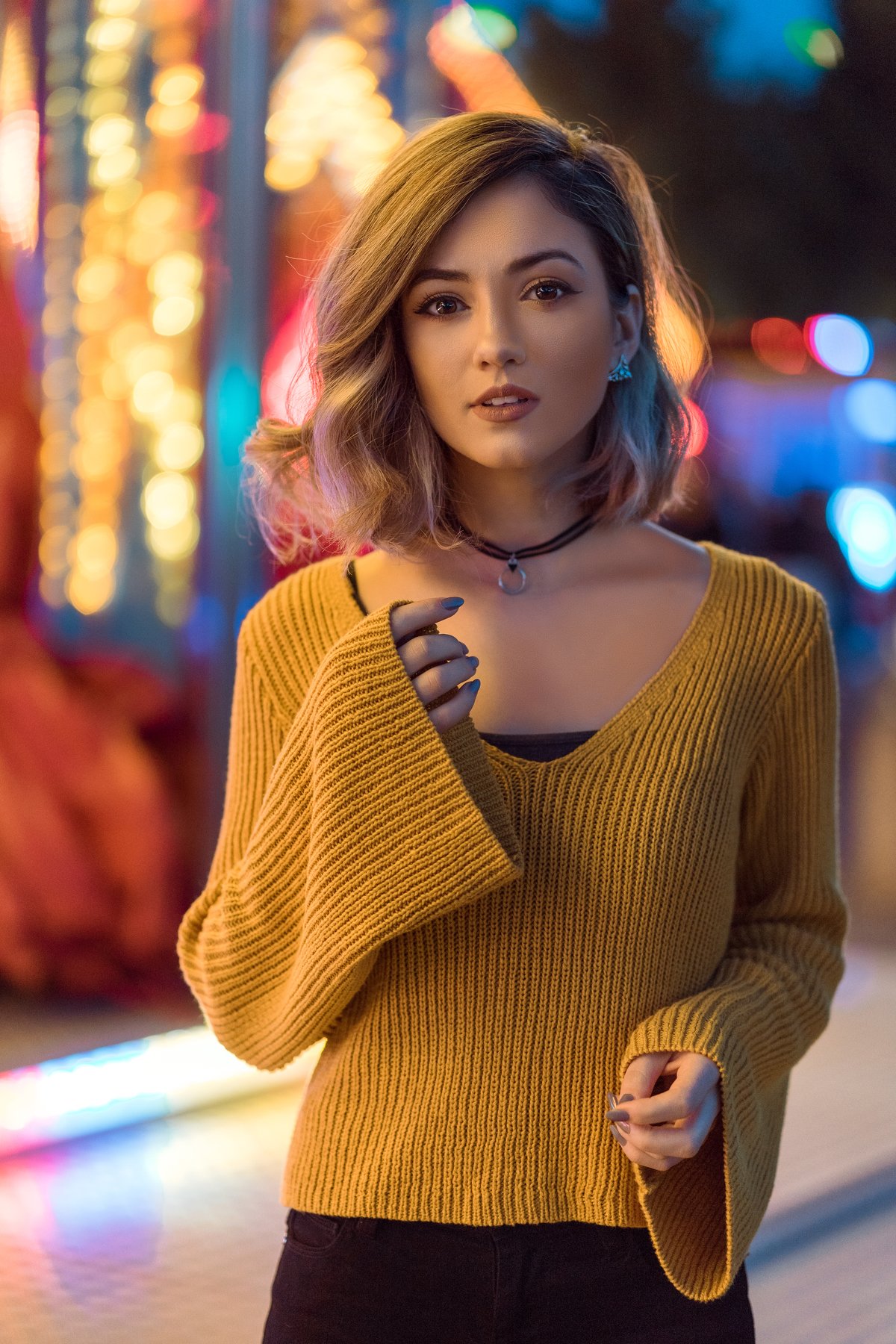 girl, model, blonde, young, cute, face, natural, light, outdoor, photography, bokeh, sony a7ii, 85mm, style, color, Andrei Marginean
