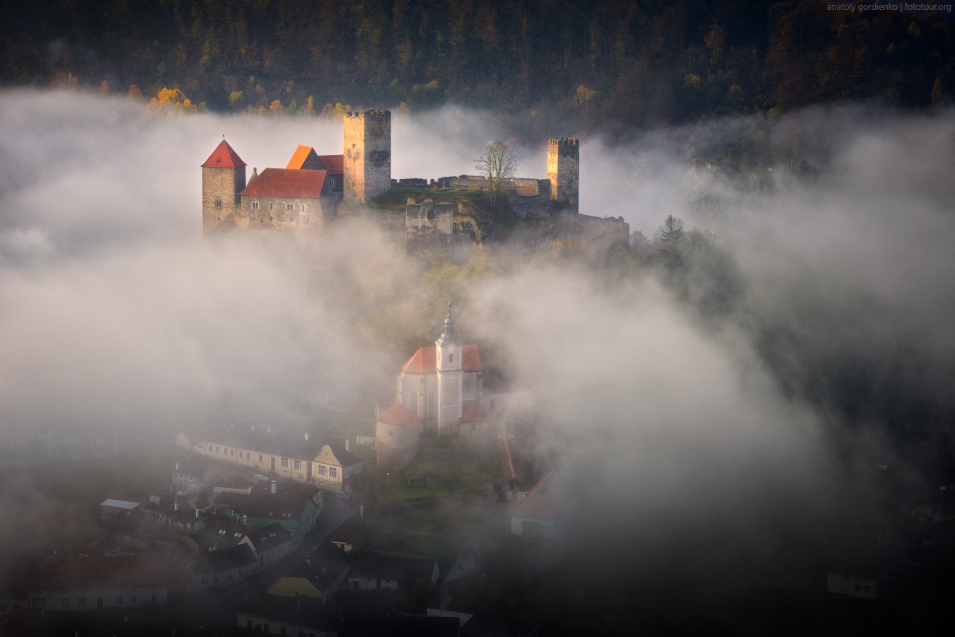 замок, австрия, hardegg, Анатолий Гордиенко