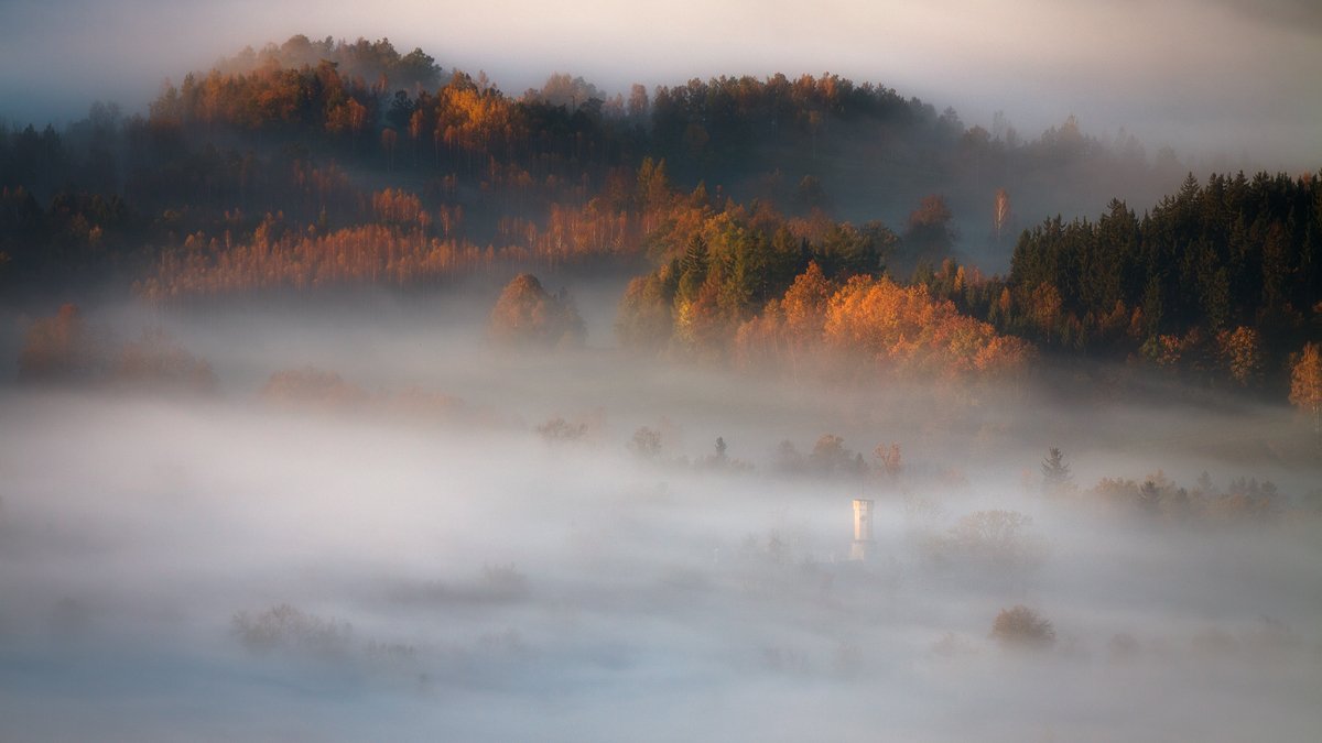 landscape,canon,mist,light,autumn,castle, Iza i Darek Mitręga