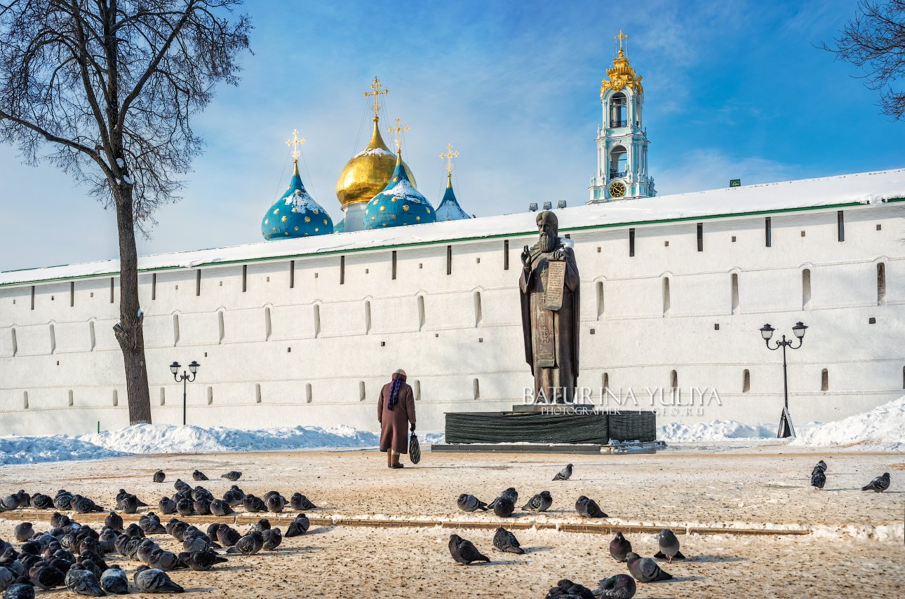 сергиев посад, сергий радонежский, лавра, зима, Юлия Батурина