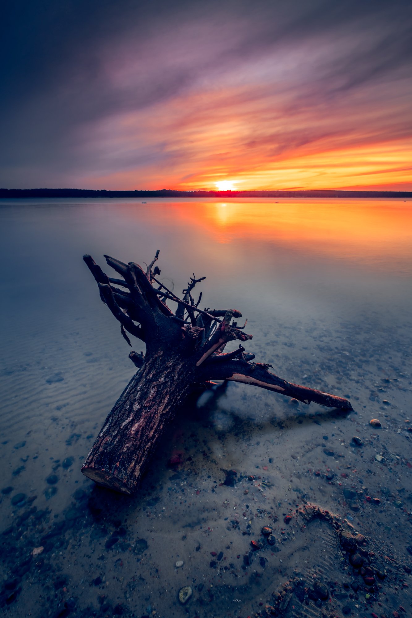sunset, curonian gulf, colors, long exposure, landscape, Руслан Болгов (Axe)