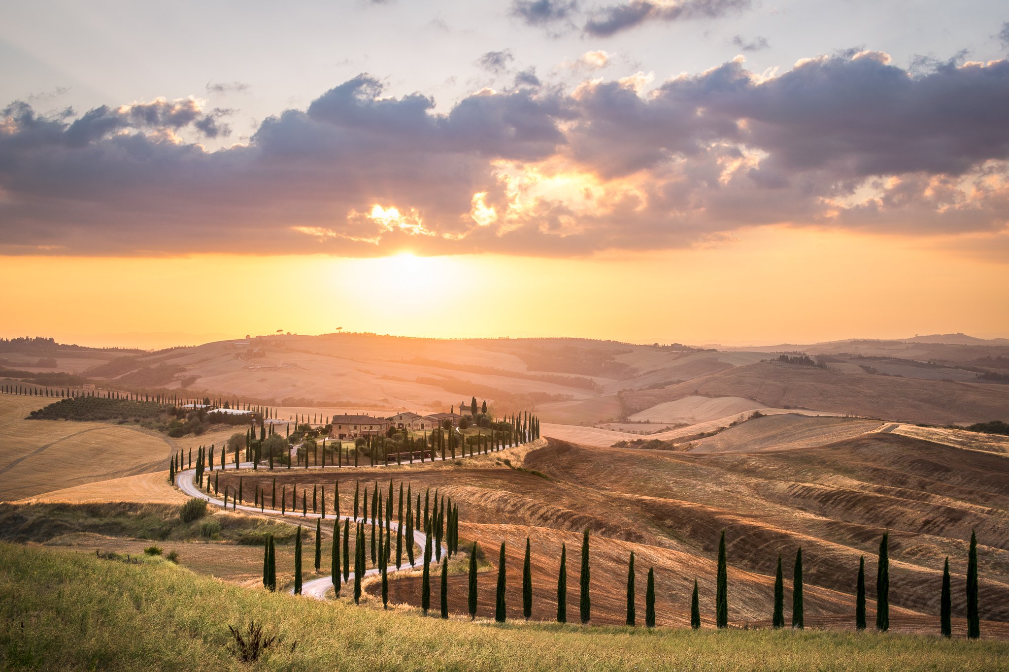 #sunset #tuscany #wine #summer #travel #journey, Mая Врънгова