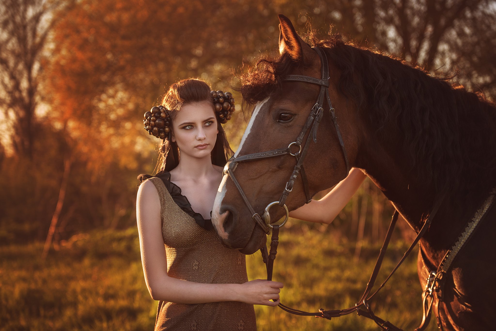 portrait, beauty, horse,autumn, Милен Добрев