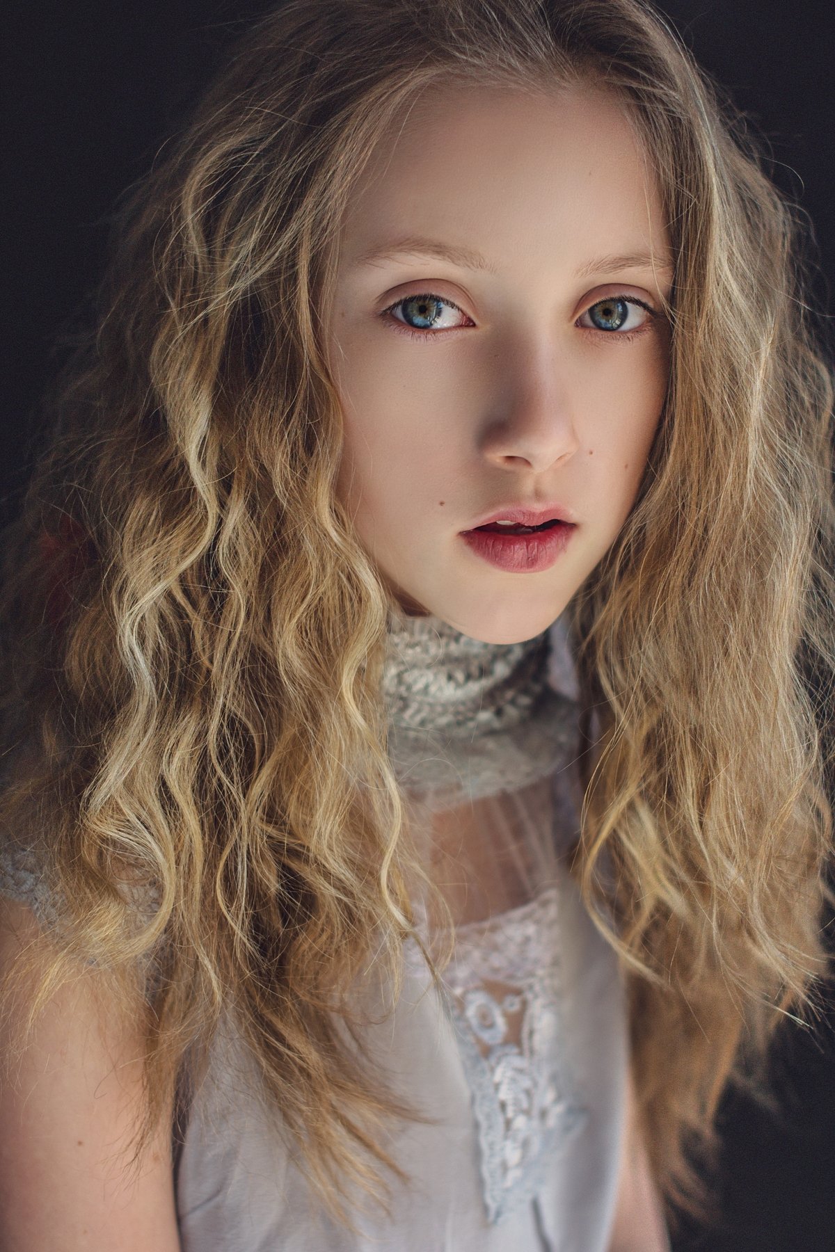 girl, portrailt, children,, Anna Ścigaj