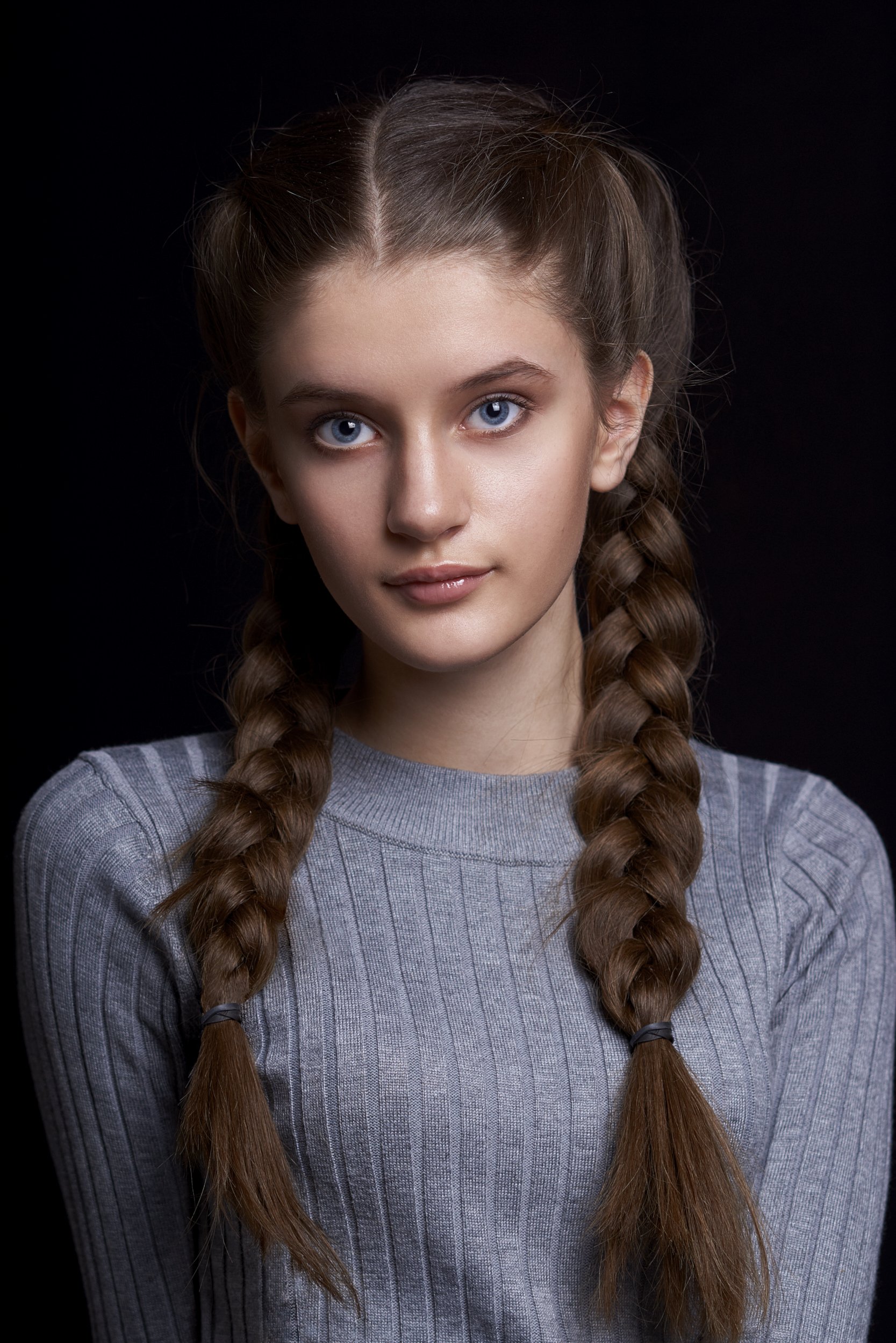 портрет, девушка, студия, piortrait, girl, beauty, blue-eyes, Наташа Высоцкая