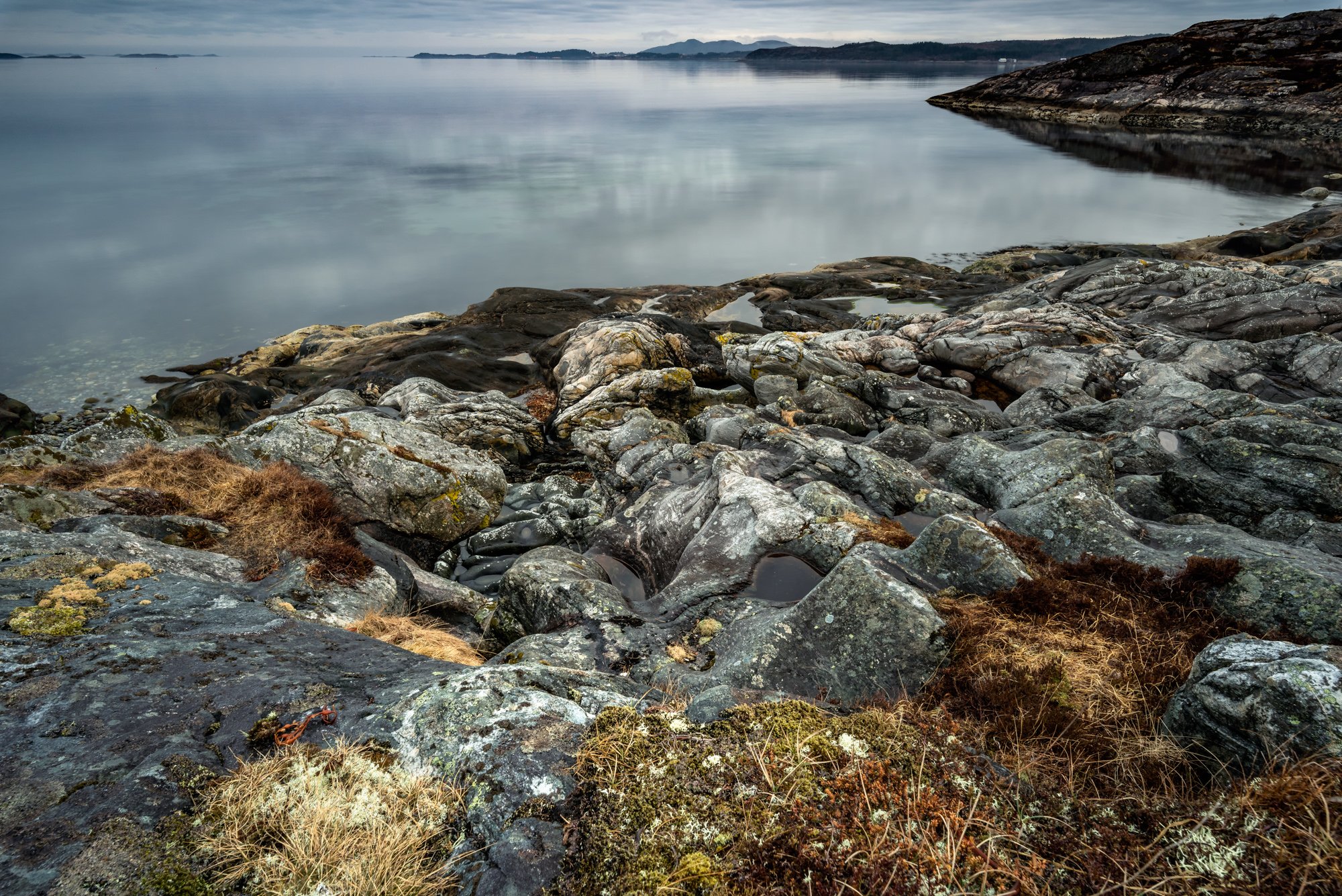 stones, rocks, beach, norway, landscape, colours, forms, structures, Sylwia Grabinska