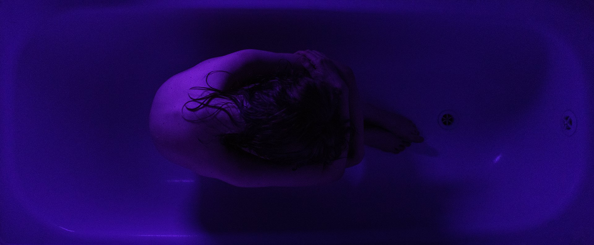 girl, nude, naked, moscow, alone, color, nude, purple, blue, Роман Филиппов
