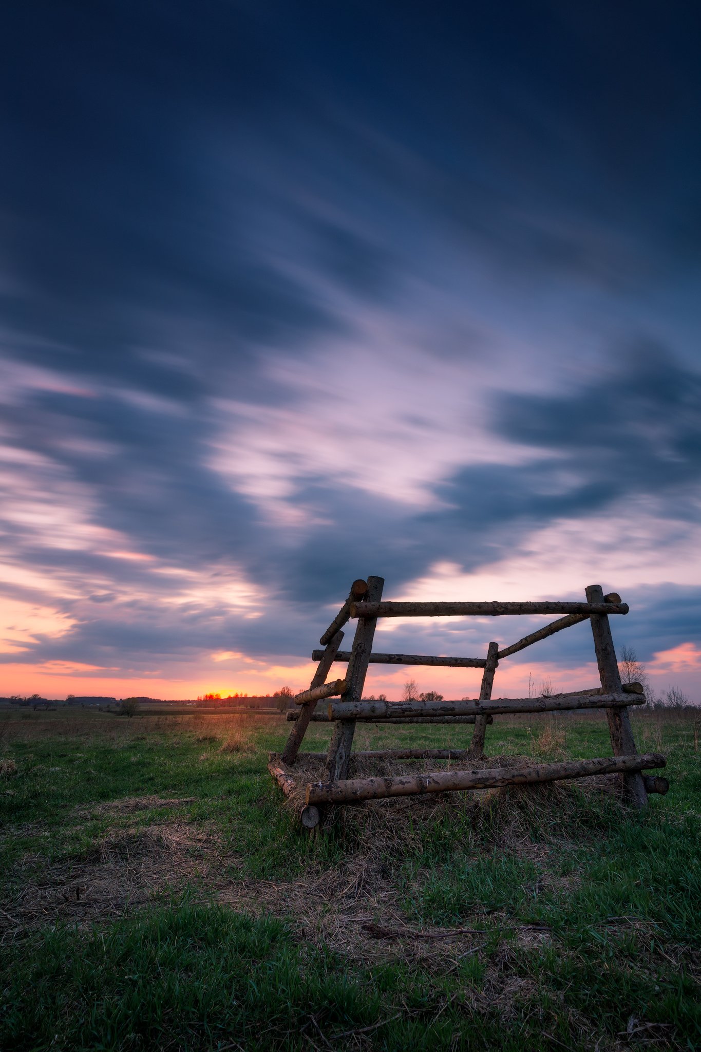 sky clouds long exposure Poland Podlasie spring mood, Maciej Warchoł