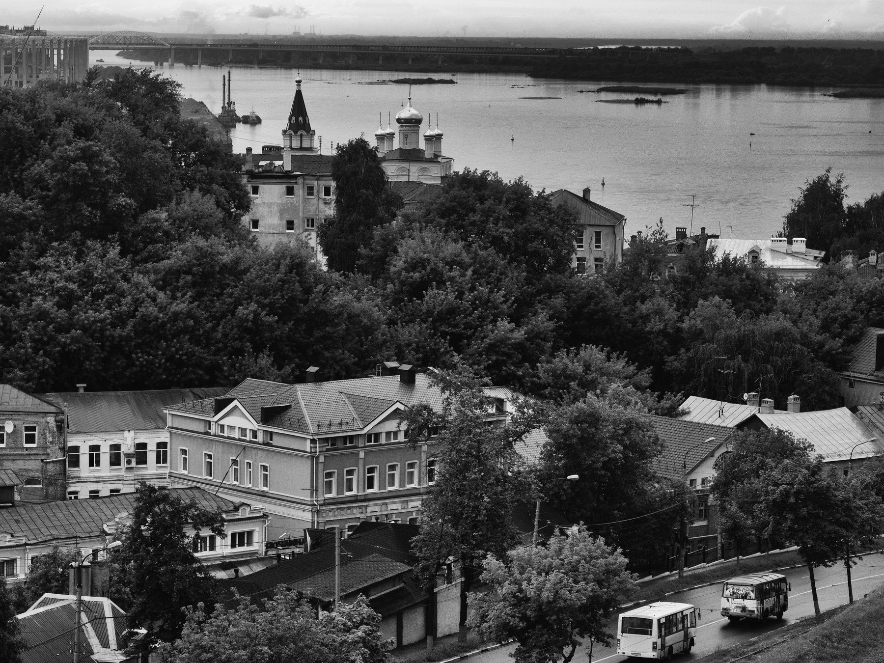 Nizhniy Novgorod, Russia, Black and white, Monochrome, Province, Region, Elena Beregatnova