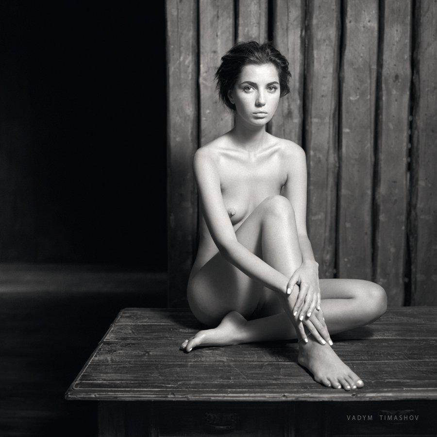 nude, art, black and white, beauty, portrait, Вадим Тимашов