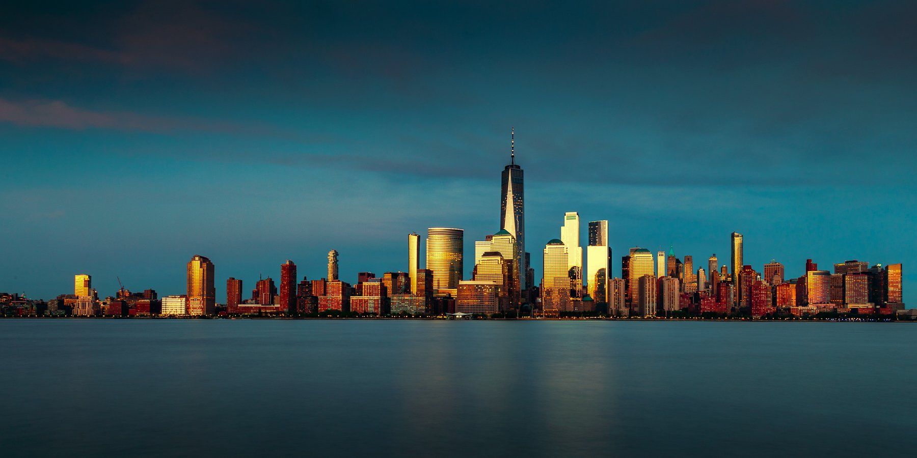 cityscape,sunset,newyork, Marek Biegalski