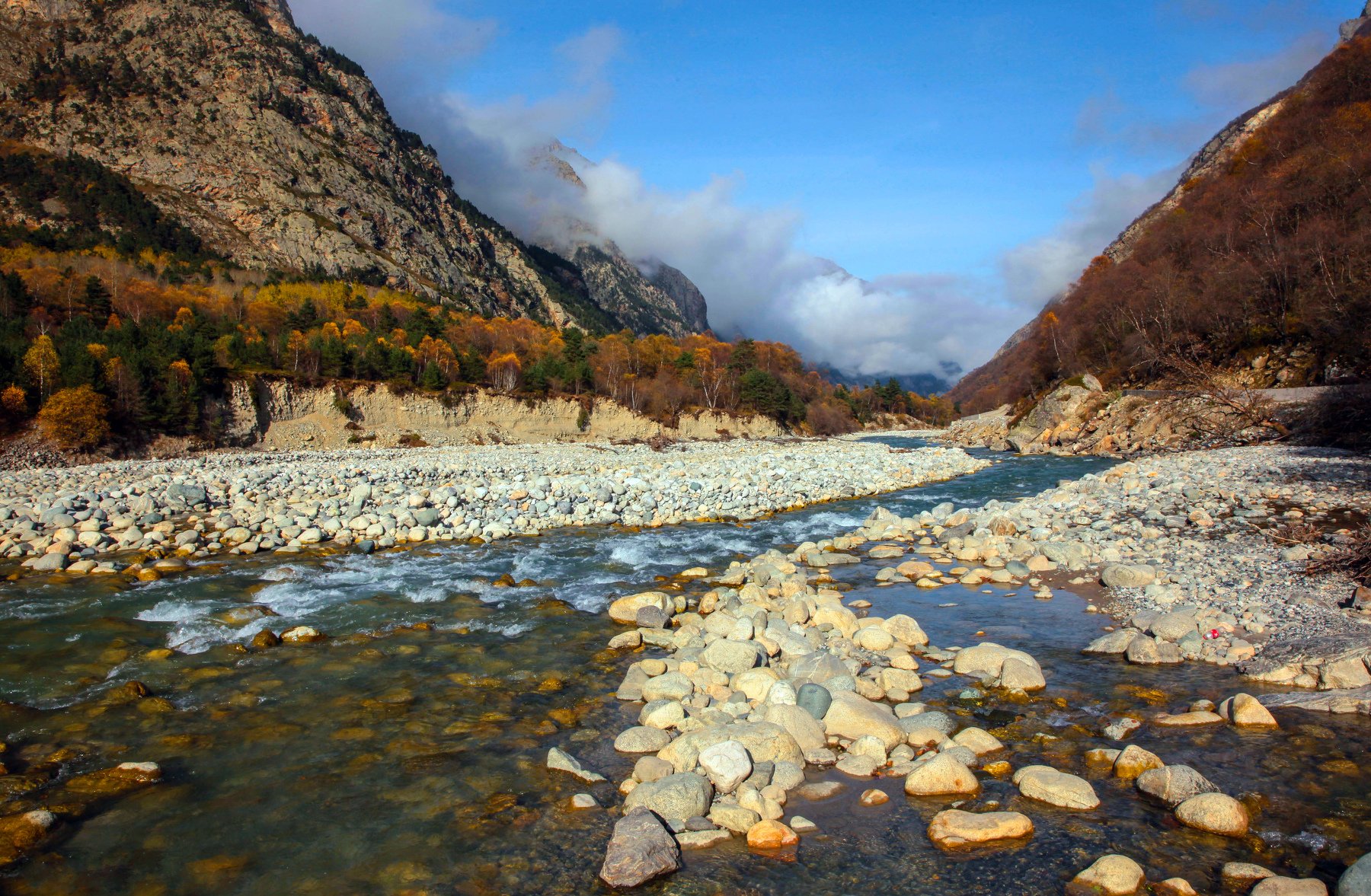 река,горы,осень,кабардино балкария, Marat Magov