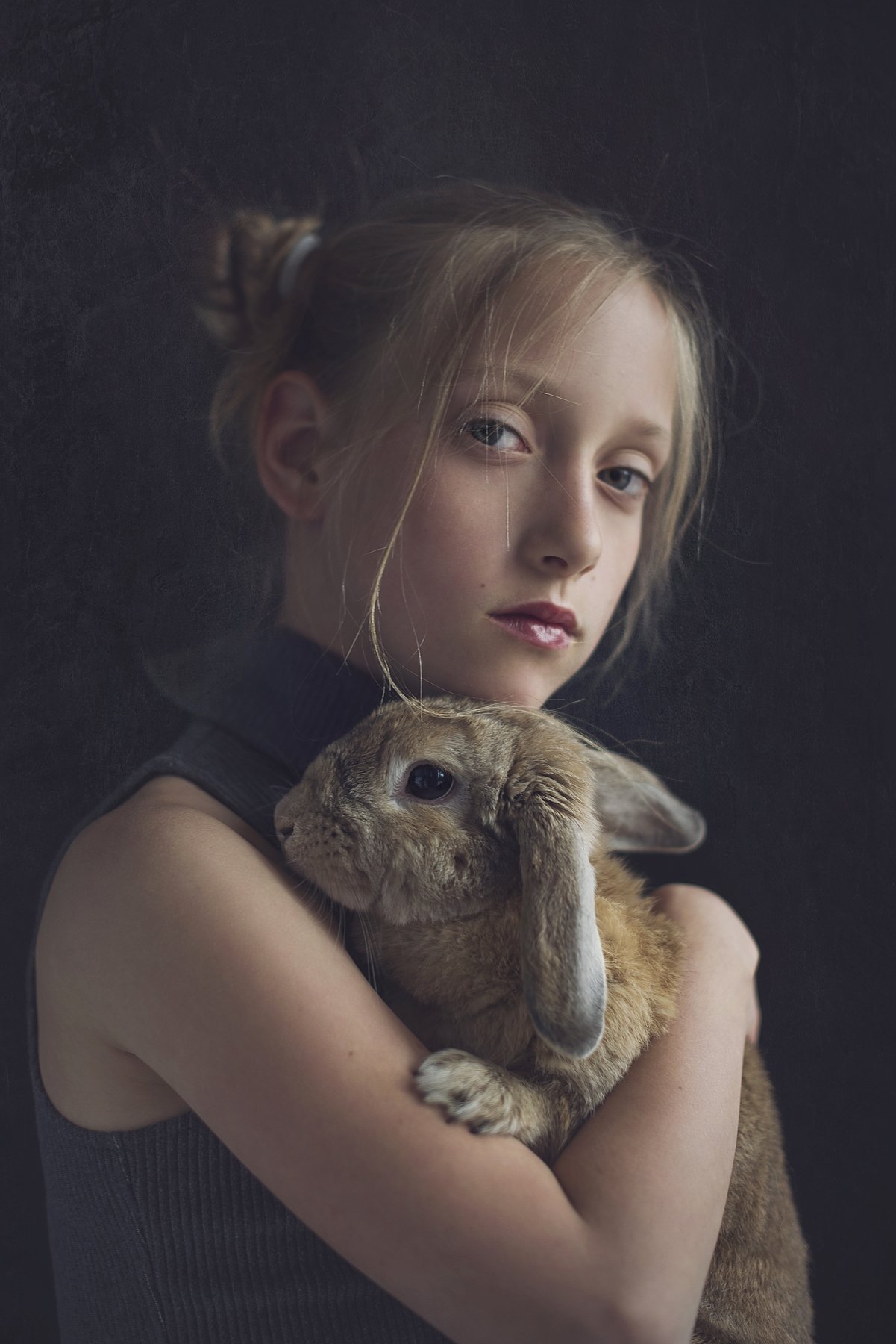 girl, bunny, portrait, natural light,, Anna Ścigaj