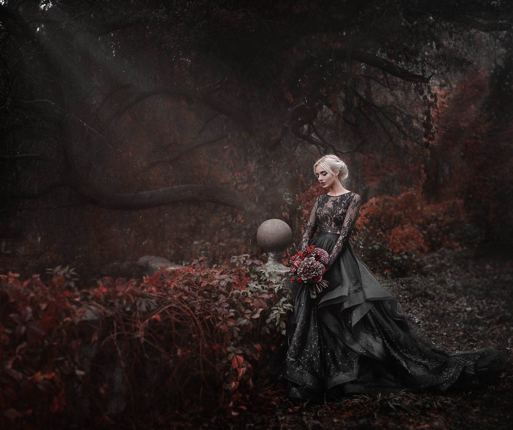 girl in the garden, Damien Prokhorov