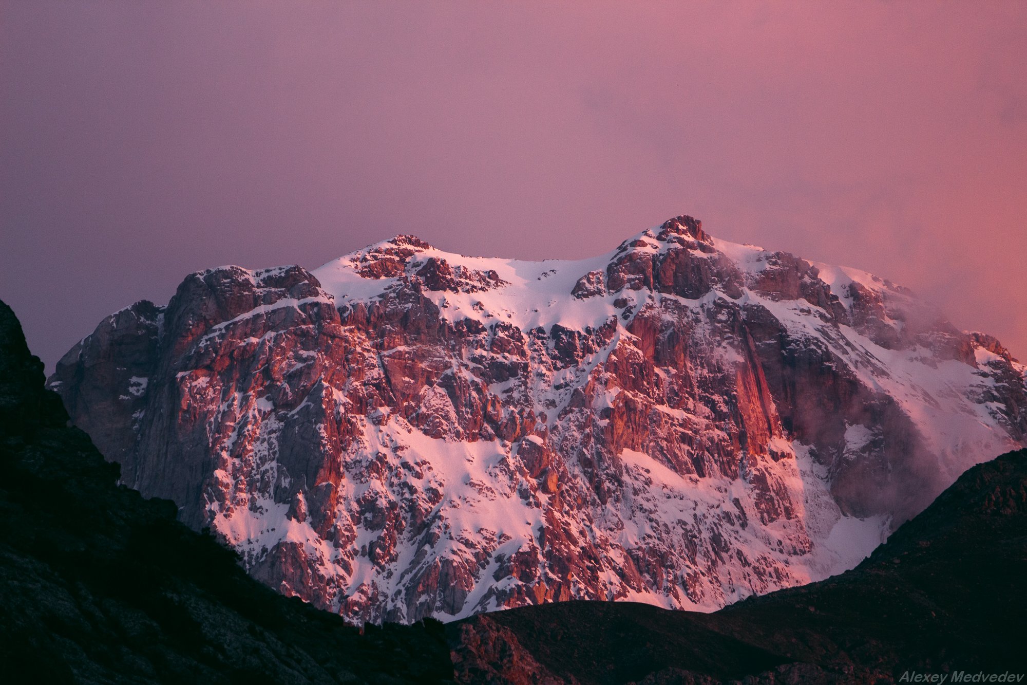 горы, скалы, Таджикистан, фаны, перевал, снег, лавина, памир, Казнок, mountains,Tajikistan, Фаны,, Алексей Медведев