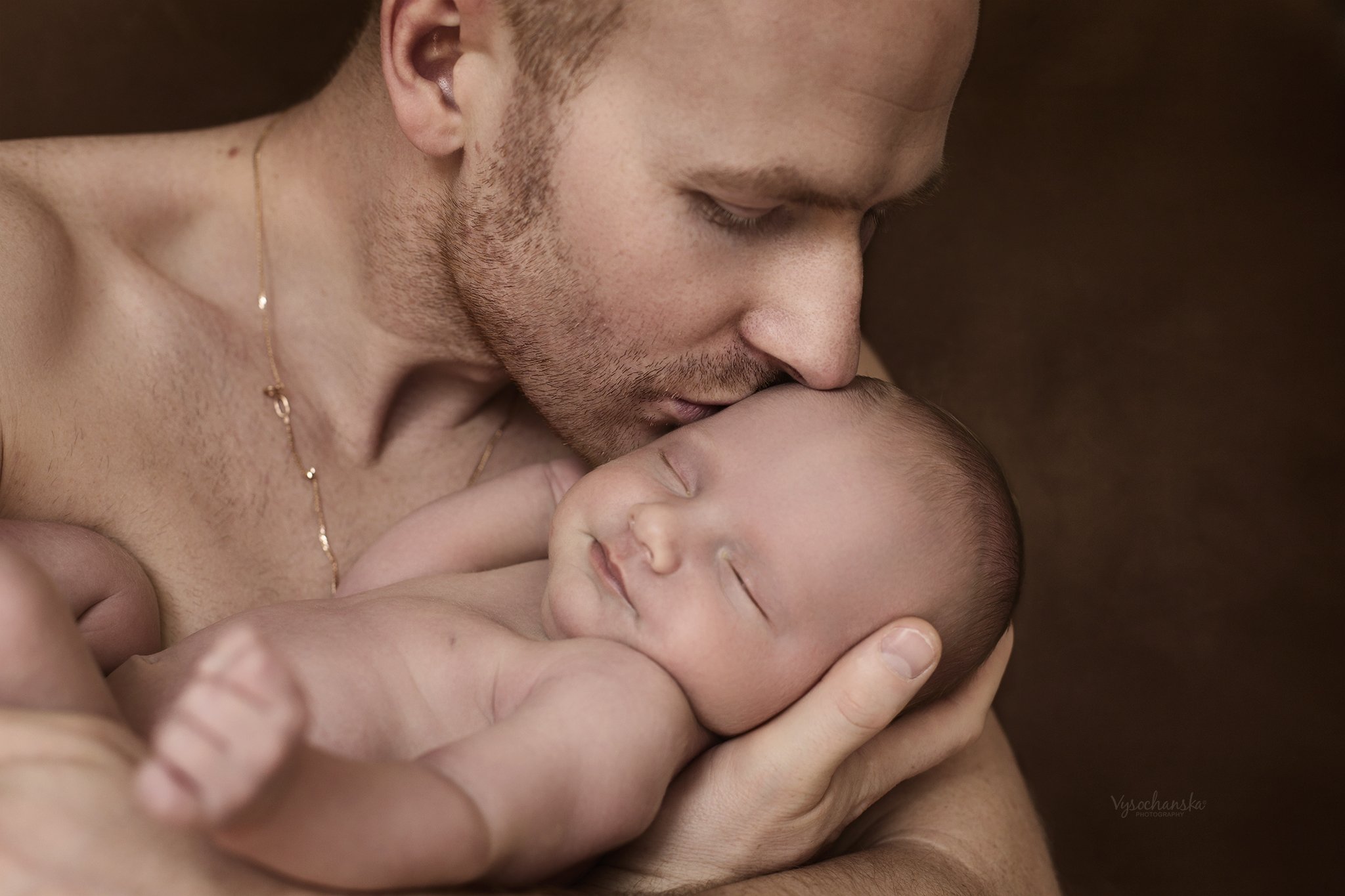newborn, maternity, dad, child, baby, Vysochanska Photography