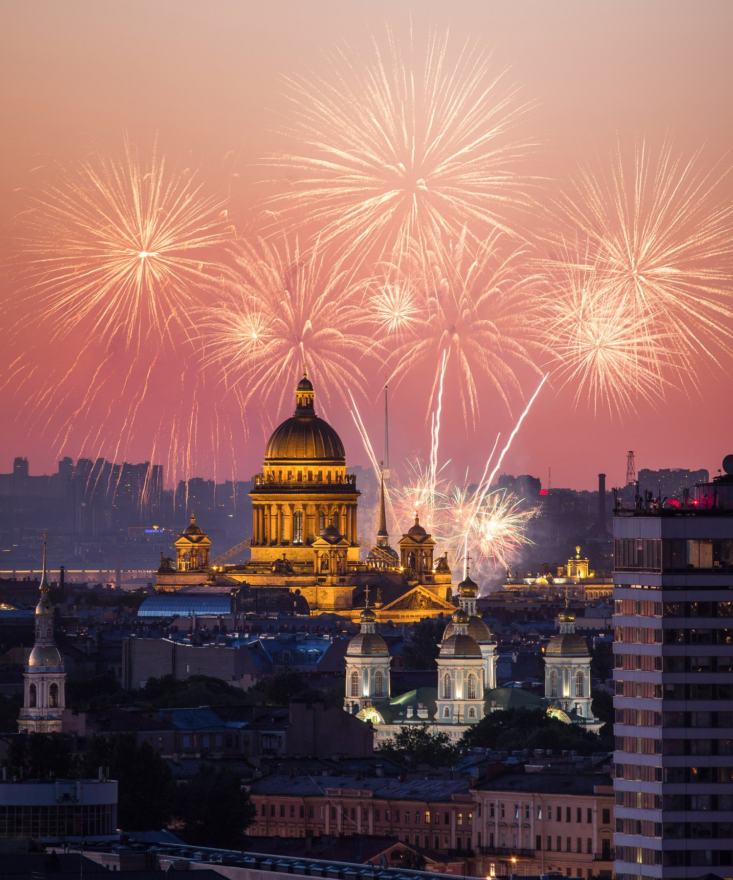 sain-petersburg, russia, fireworks, , Мария Креймер
