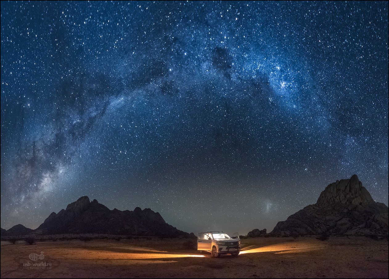 Намибия, ночь, пейзаж, , Михаил Воробьев
