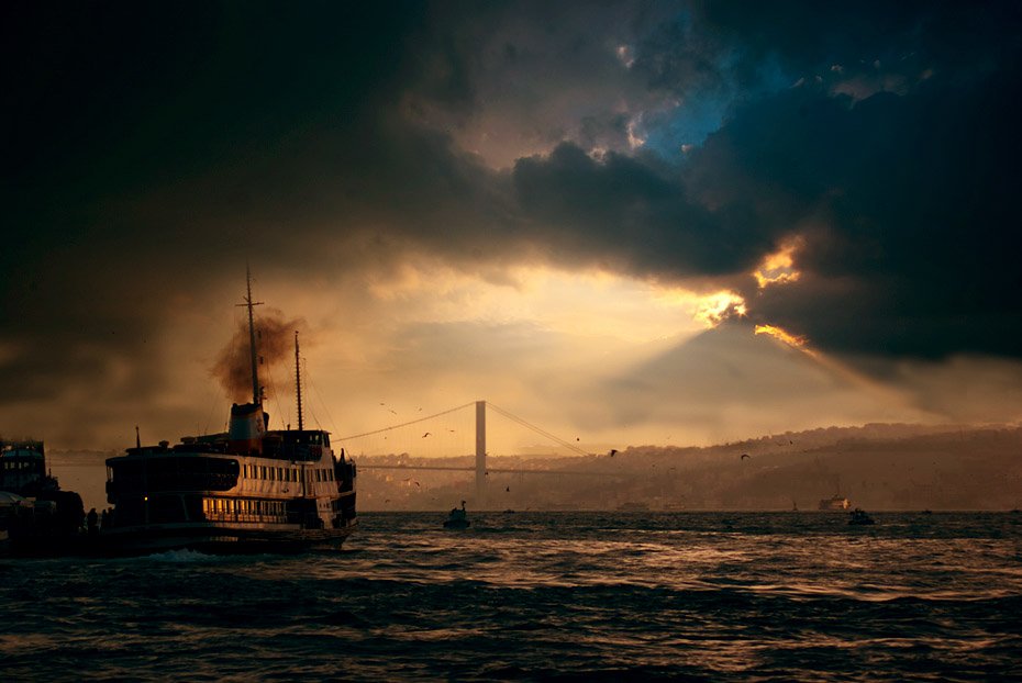 ship, istanbul, bosphorus, mustafa yagci