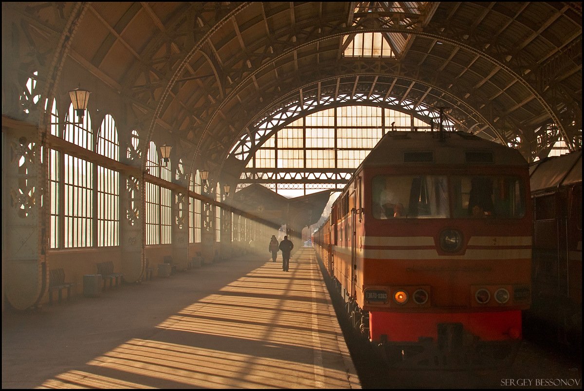 витебский, вокзал, питер, санкт-петербург, поезд, утро, платформа, siberia, Sergey
