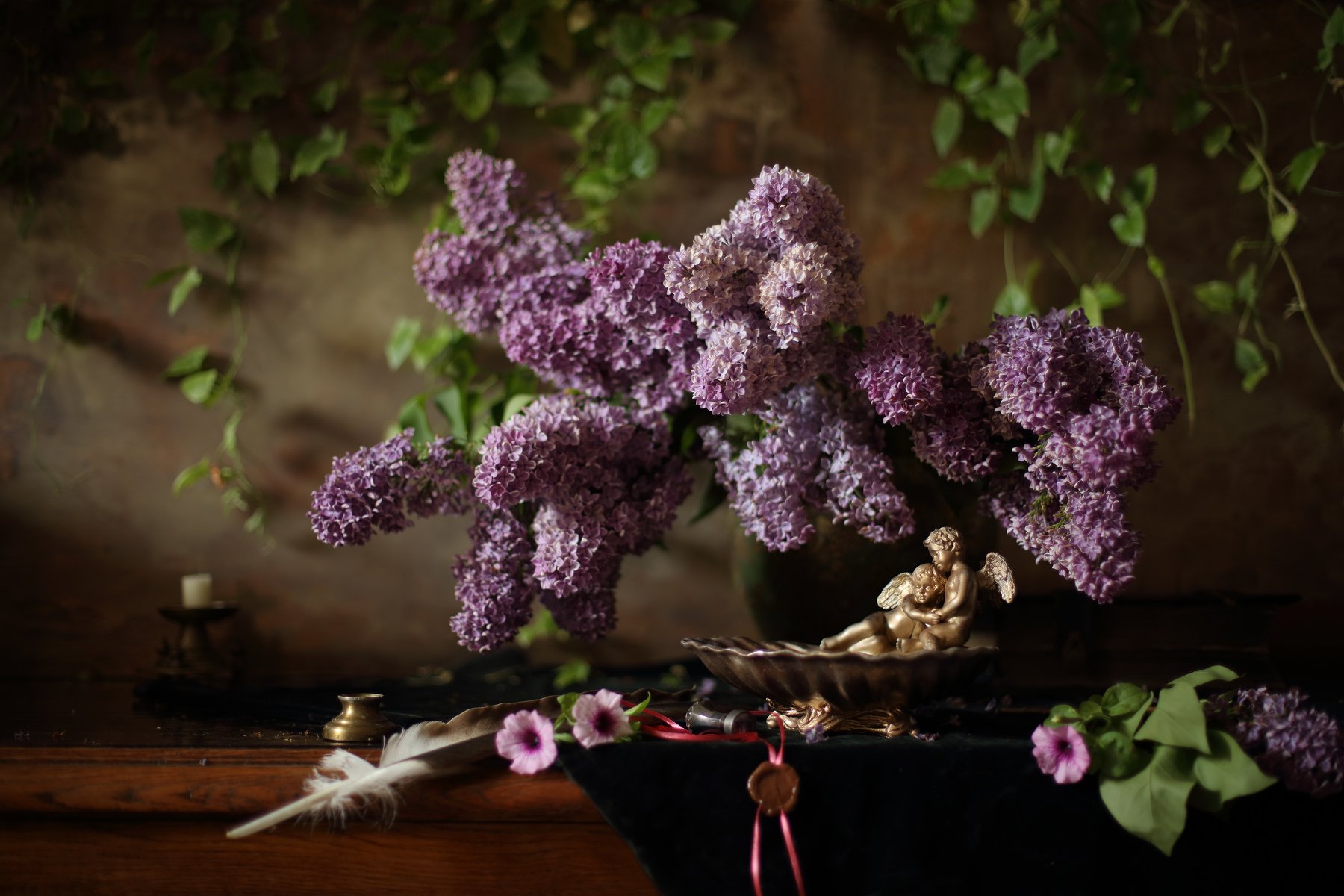 цветы, сирень, натюрморт, свет, весна, Андрей Морозов