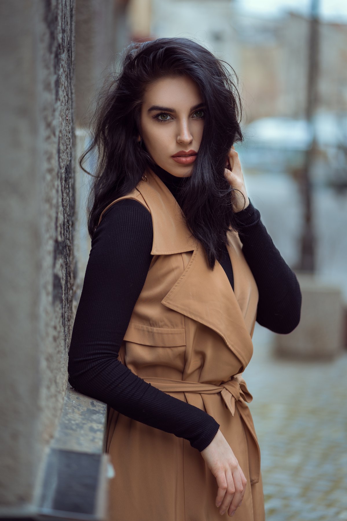 model, girl, beauty, sexy, style, outdoor, albanian, woman, brunette, color, bokeh, 85mm, sony, fashion, Andrei Marginean