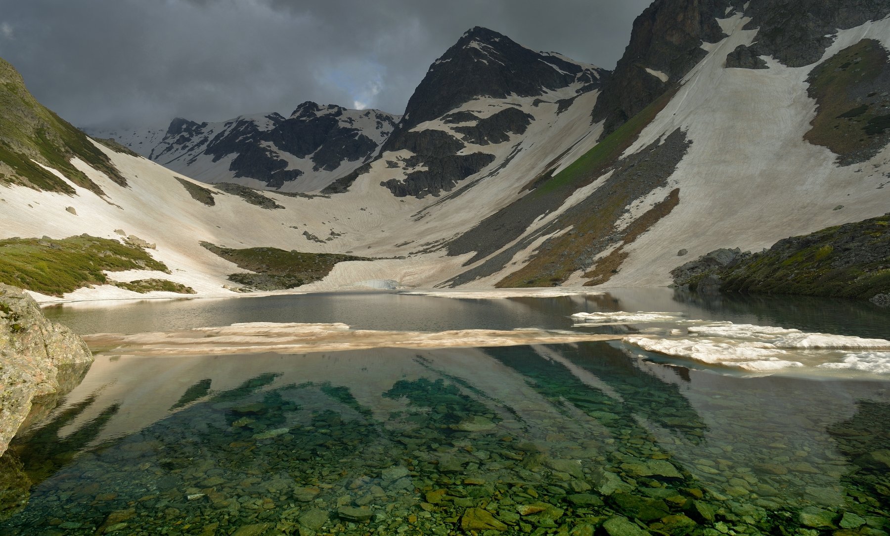 Ртутное озеро кавказские горы