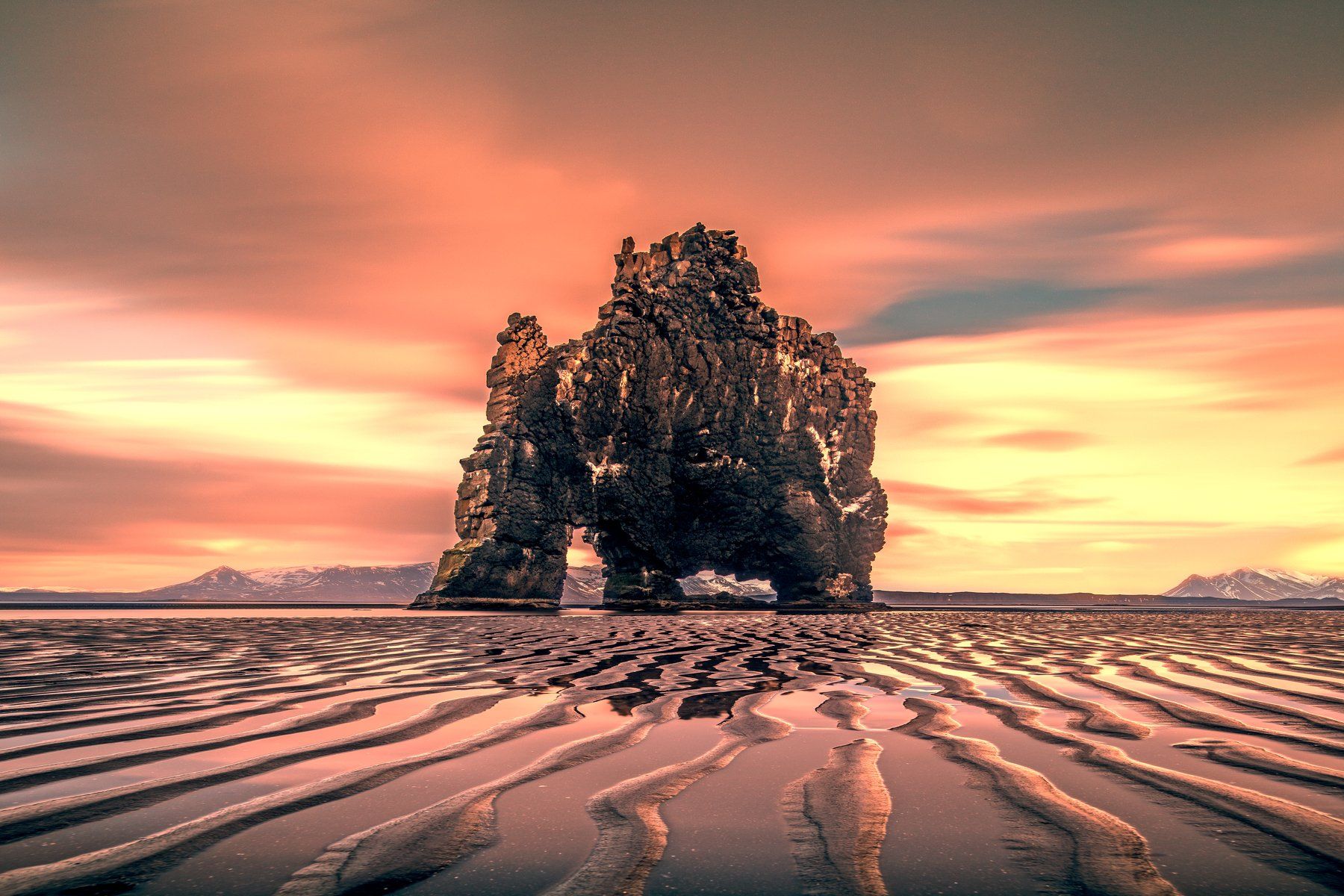 hvitsekur,iceland,long exposure,sand,landscape,rock,sky,moving clouds,color, Felix Ostapenko