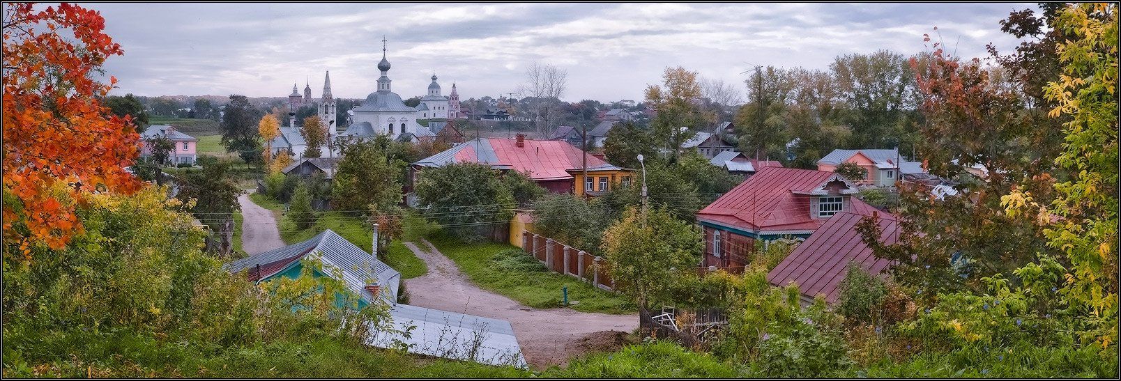 суздаль,панорама, храм, город,пейзаж, Иван