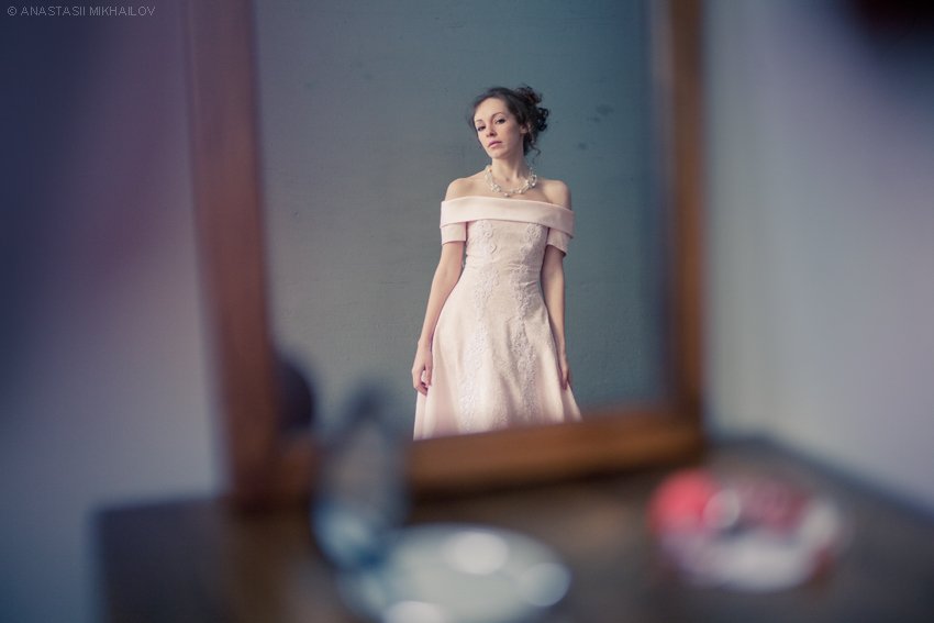 отражение, зеркало, платье, Laura Kogan