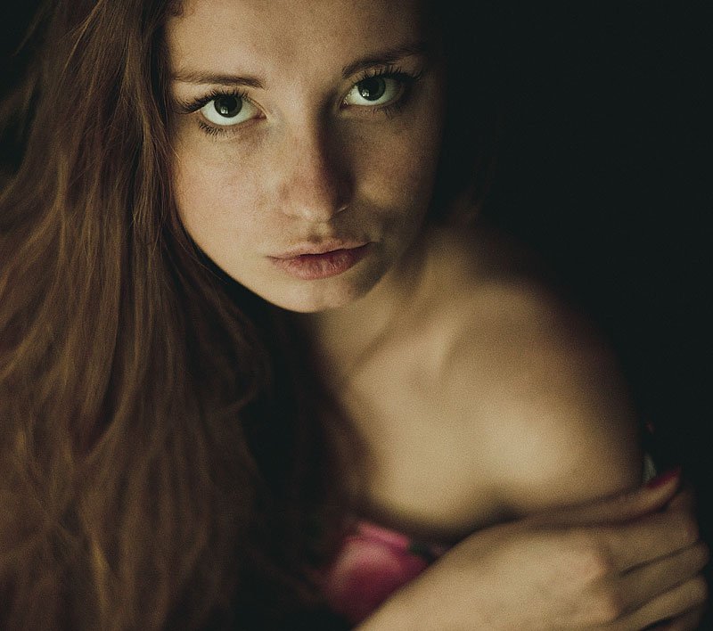 портрет,девушка,глаза, Євген Кукулка