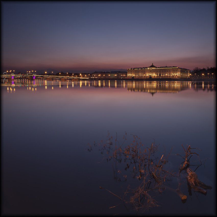 санкт-петербург, академия, художеств, благовещенский мост, нева, панорама, EGRA : ЕГРА