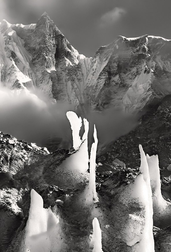 лёд, ледник, кальгаспоры, кхумбу, непал, гималаи, Ne Horoshiy