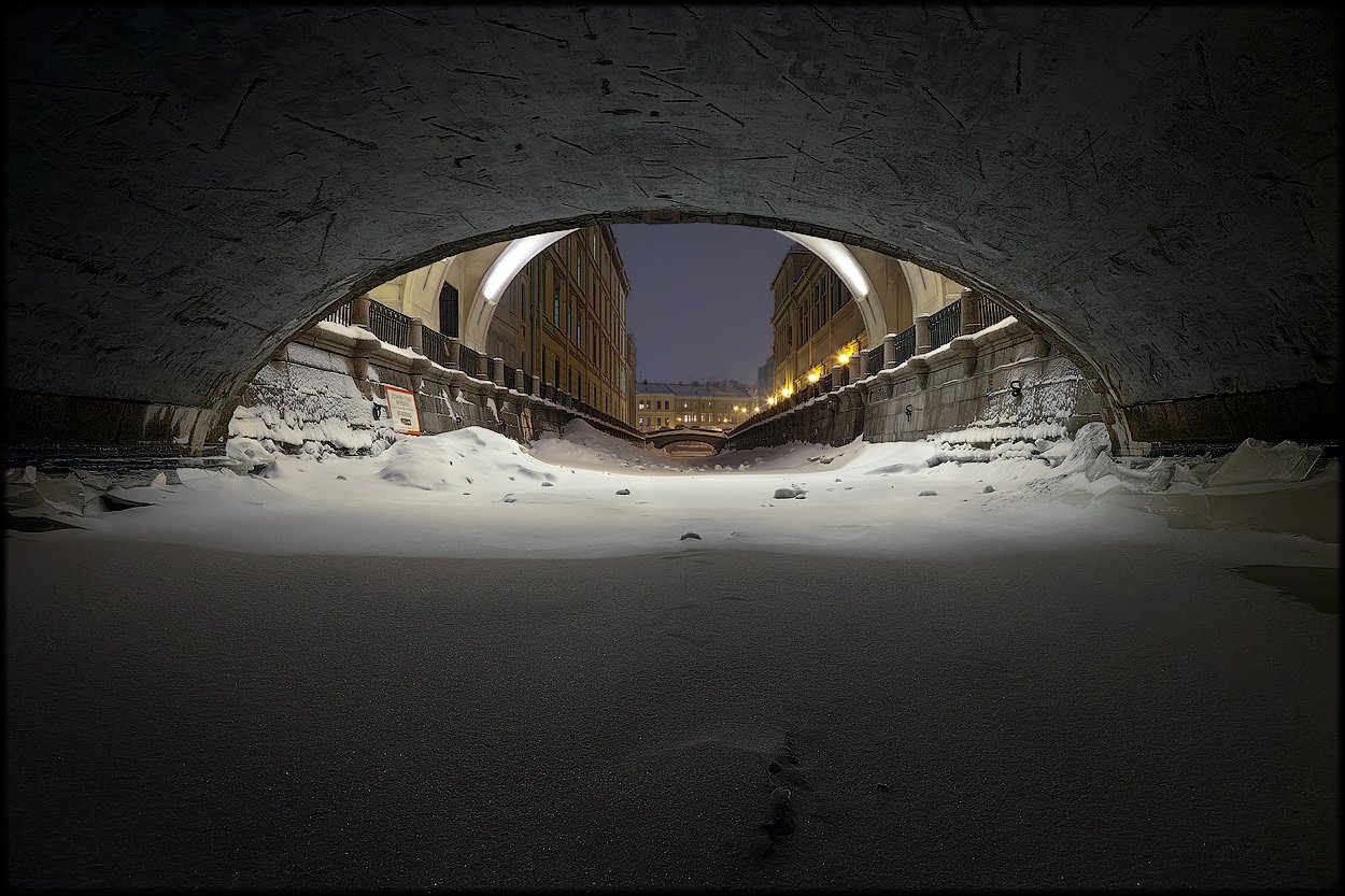 зима снег лед, зимняя канавка, эрмитажный мост, санкт-петербург, EGRA : ЕГРА