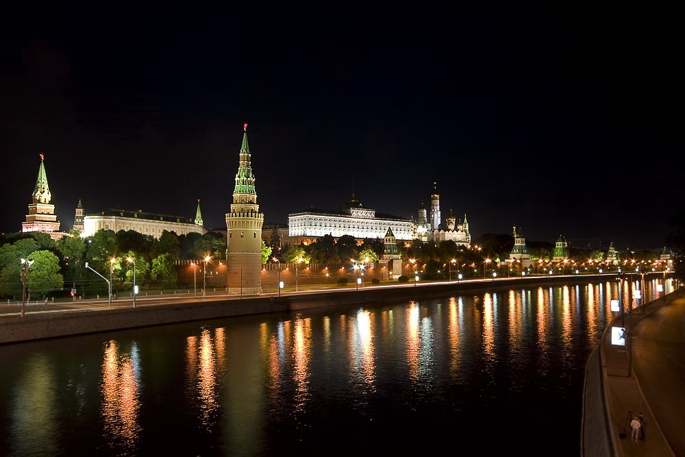 кремль, москва, ночь, Vlad Shanalin